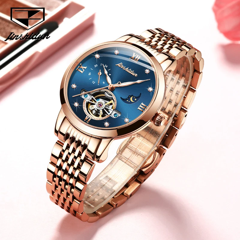 Лидер продаж 2022 автоматические механические часы женские часы-скелетоны