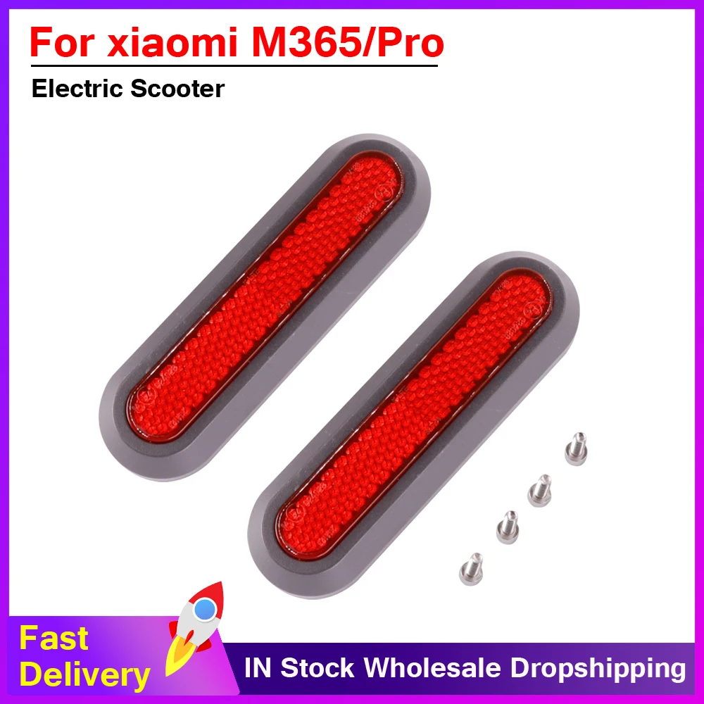 

Red yellow Reflective Protect Shell for Xiaomi Scooter M365/M365 PRO/PRO 2/1S /Essential Rear Back Safety Whell Hub Cover Parts