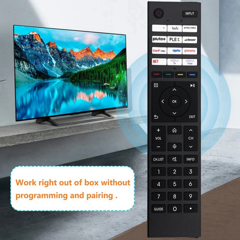Replace CT-95051 Remote Control For Toshiba 4K Smart Android LED TV