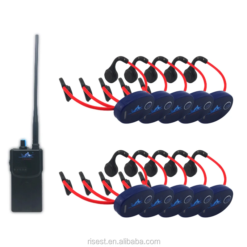 

1 Set of H-902 Wireless Waterproof Radio Headphone for Swimming Coaching Underwater Live Audio
