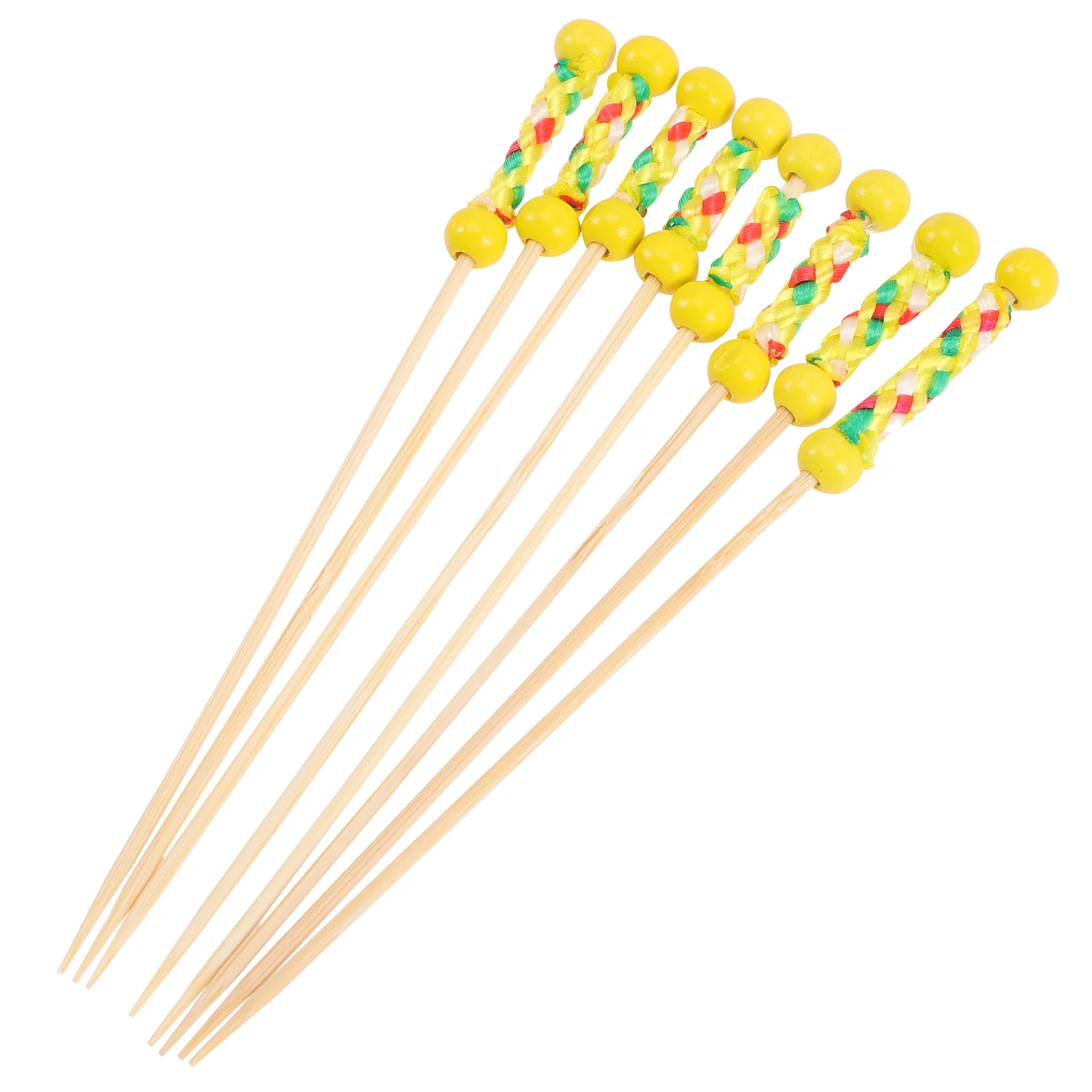 

Picks Pick Cocktail Fruitstick Toothpick Skewer Appetizer Wood Snack Bread Household Convenient Delicate Accessories Portable