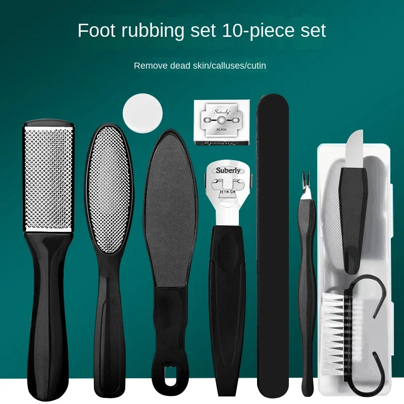 Professional Pedicure Kit Professional Pedicure Tools Set-Foot Rasp Foot Dead Skin Remover for Home&Salon Care Tools Set