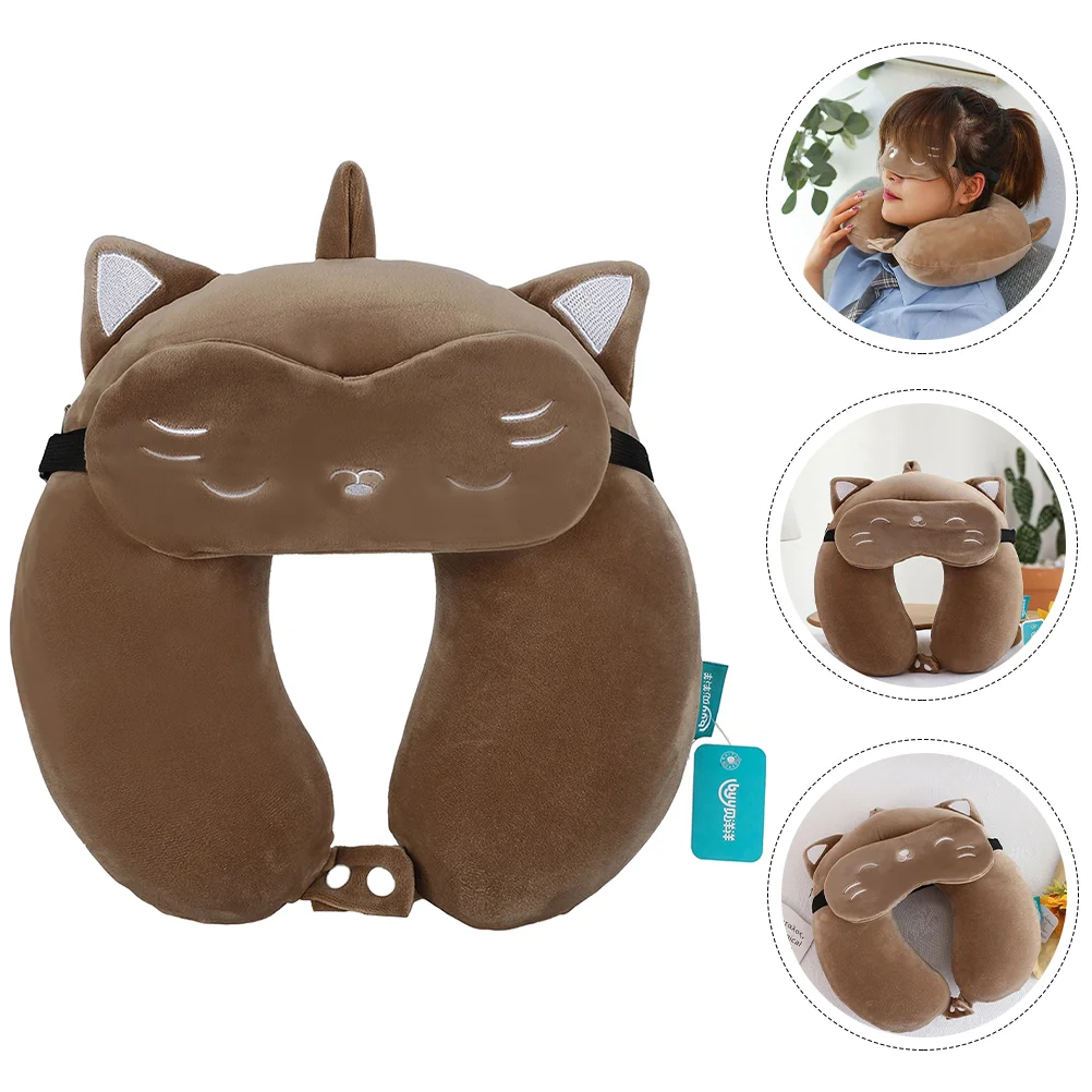 

Pillow Neck Travel Airplaneoffice U Cushion Lovely Sleeping Supportcervical Camping Portable Shape Animalpillows Night Napping