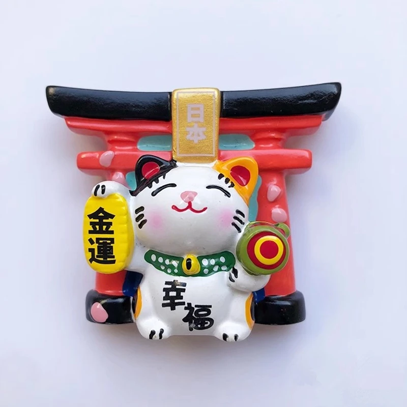 Магниты для холодильника TUOYIRUBLUEX Lucky Cat Fushimi Inari Lotus