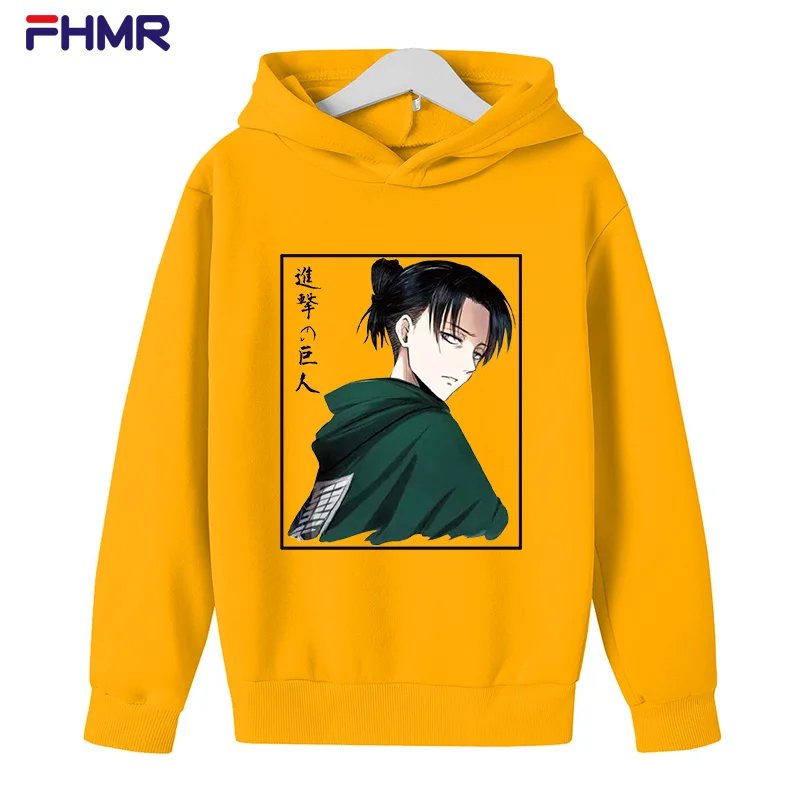 

2022 Attack Giant Sweater Boys Fashion Hoodie Sweatshirt Boys Anime Japanese Costume Boys4-14 Years Old Jogging Hoodie
