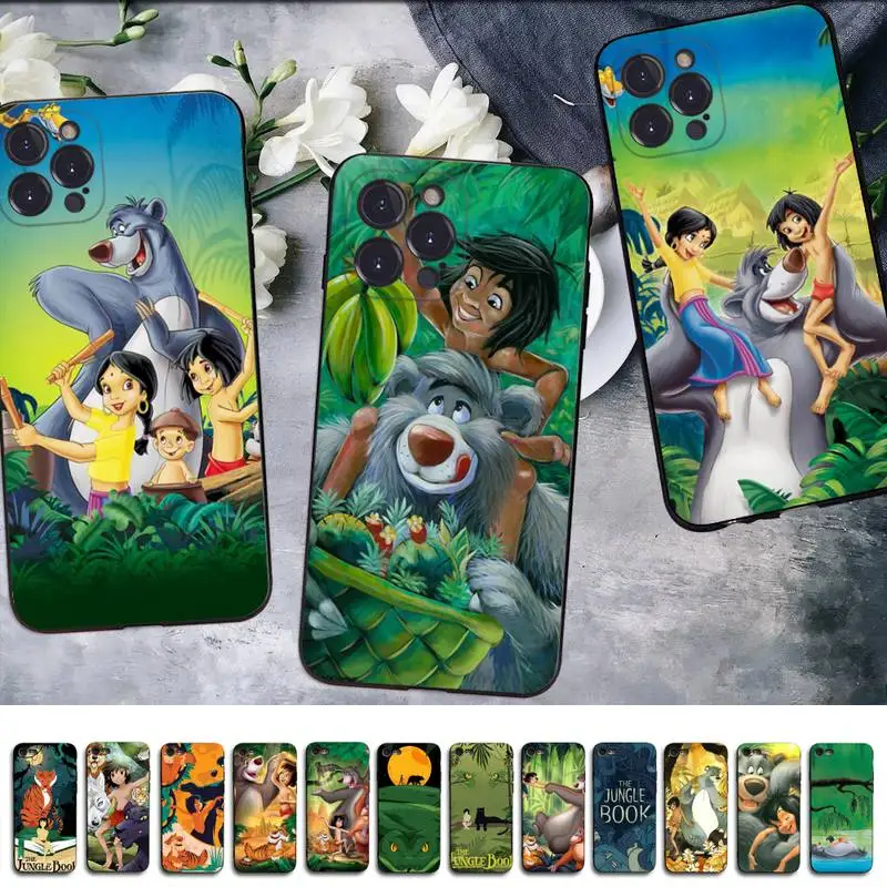 

Disney The Jungle Book Phone Case For iPhone 14 13 12 Mini 11 Pro XS Max X XR SE 6 7 8 Plus Soft Silicone Cover