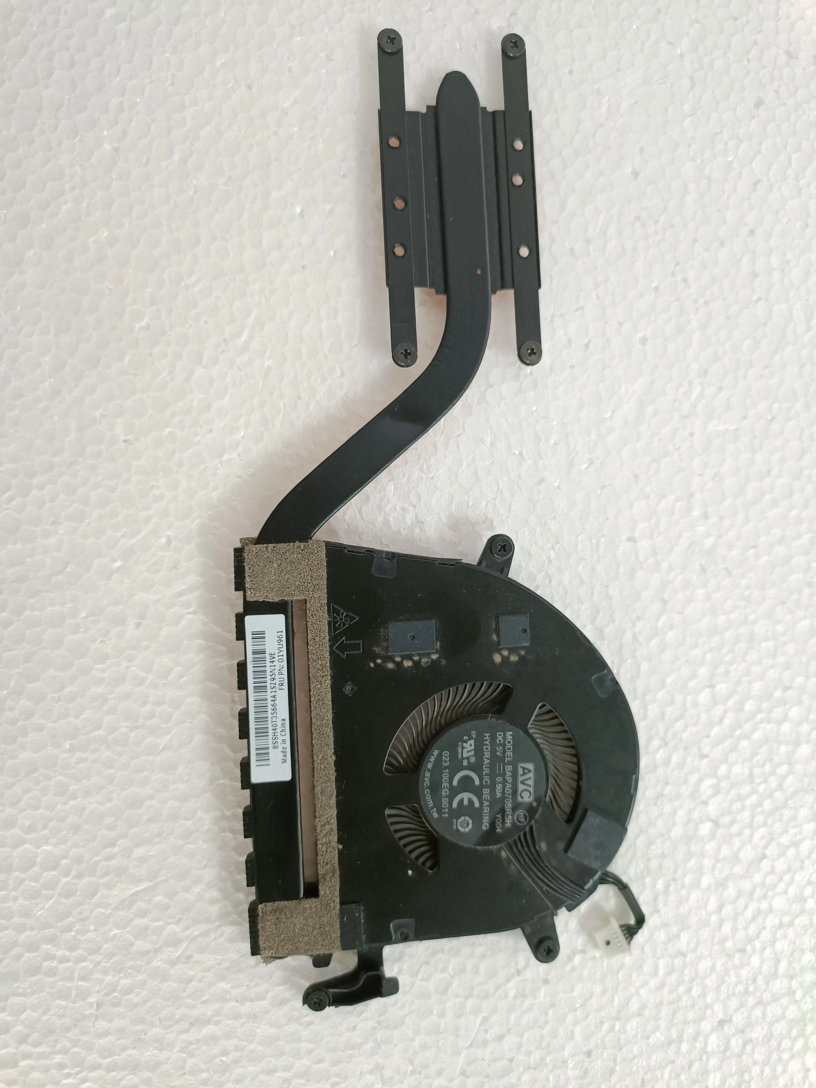 Оригинальный вентилятор охлаждения процессора радиатор радиатора для ноутбука