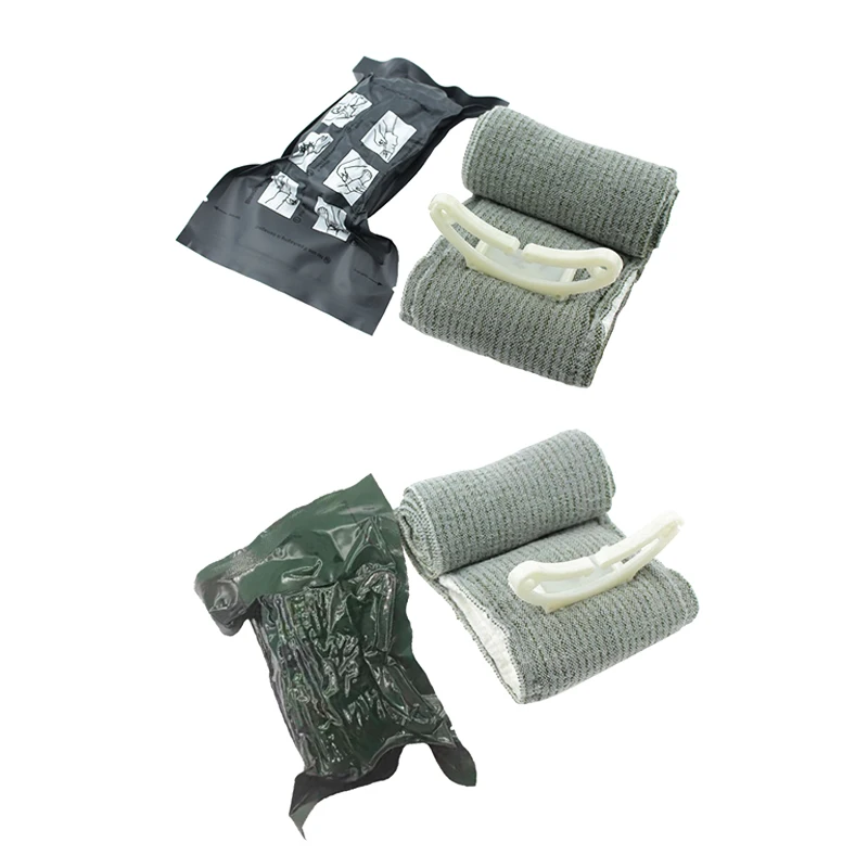 

Camping Hiking Wound Bandage Emergency Tool Elastic Breathable Hemostatic Bandage for Protection, Bandaging, Hemostasis