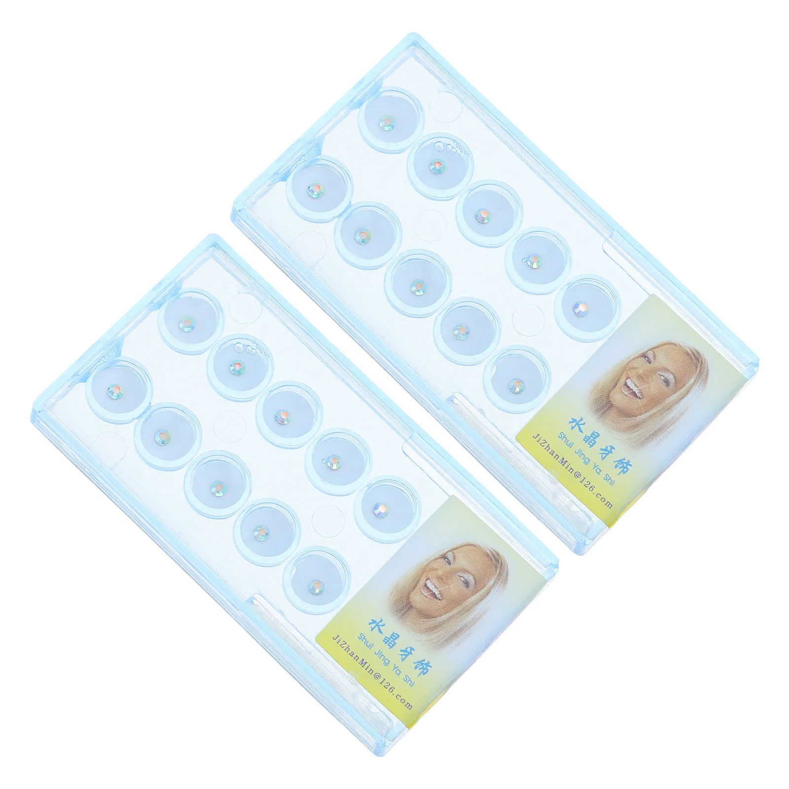 

20pcs Teeth Ornaments Shiny Crystal Teeth Decors Teeth Decor Accessories