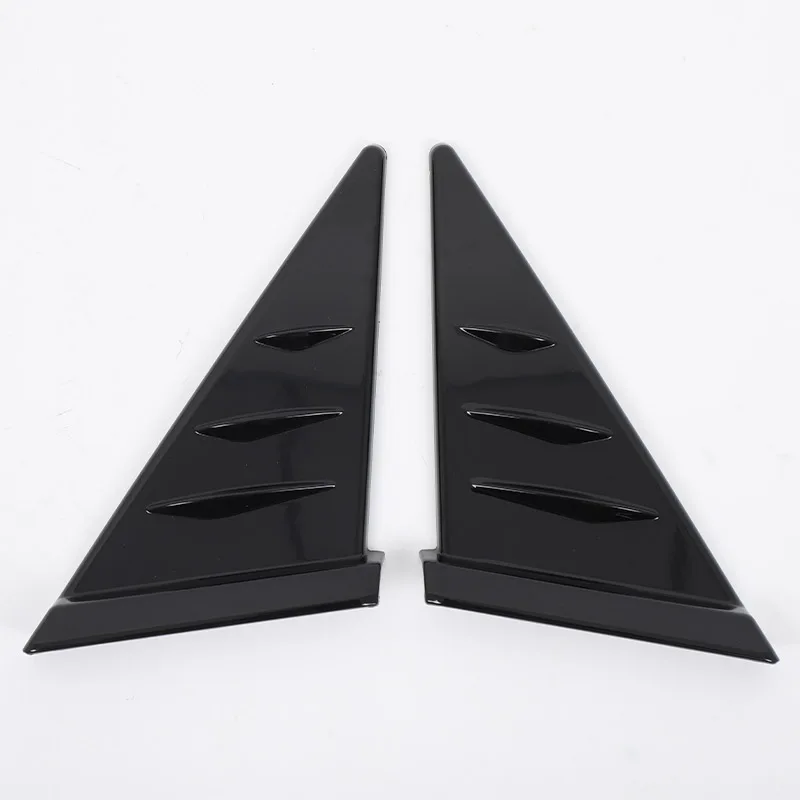 

Для Toyota Land Cruiser 250 Prado LC250 2024 2025 ABS глянцевое черное зеркало заднего вида, боковой треугольный спойлер, накладка, автомобильные аксессуары