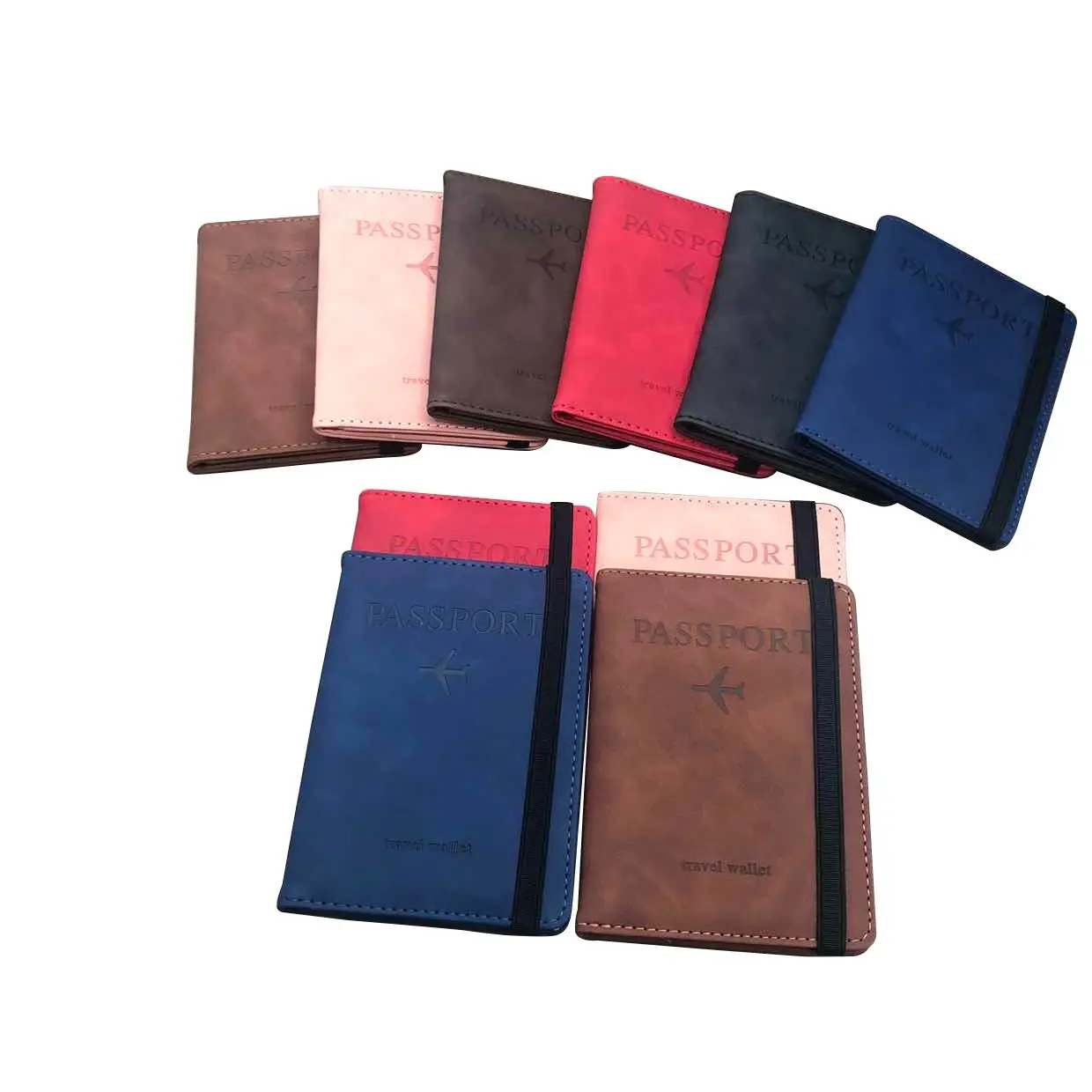 

Женский и мужской кошелек из искусственной кожи с RFID-защитой