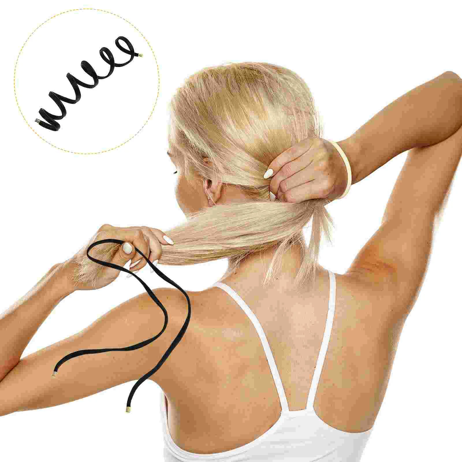 

Hair Ties Ponytailholder Rope Elasticholders Bands Putie Wrap Band Braid Rubber Ring Korean Thick Fashion Simpleaccessories