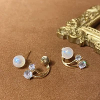 south koreas light luxury personality mermaid pearl earrings 2022 new trendy earrings temperament earrings earrings female