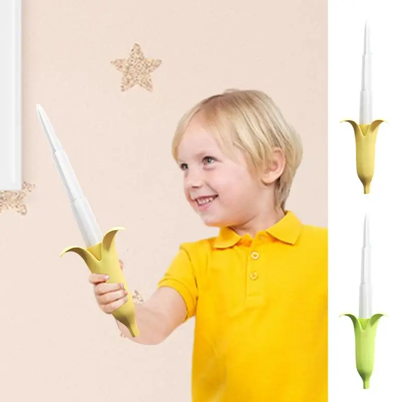 

3D Gravity Toy Retractable Toy Banana Sword Fidget Sensory Push Toys For Kids And Adults Stress Relief Toy With Radish Toy Gifts
