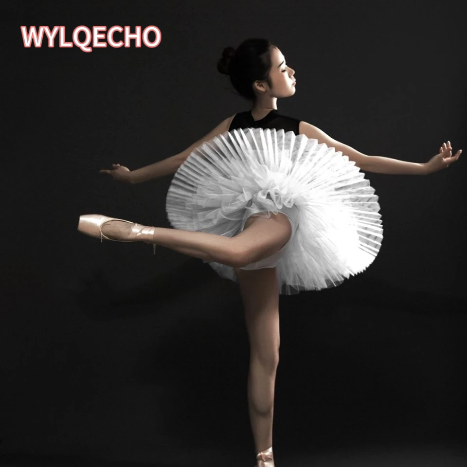 Женская балетная пачка черная/белая/красная профессиональная танцевальный