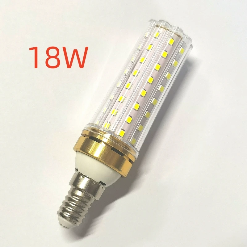 New Light Bulb E14 E27 LED Double Color Lamp SMD2835 12W 16W 18W 220V/AC Corn Bulb 60 80 90Leds Light Bulb Corn Light chandelier