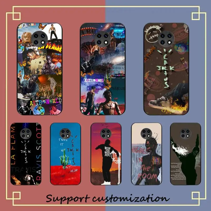 

Jackboys Travis Scott Phone Case for Redmi 5 6 7 8 9 A 5plus K20 4X S2 GO 6 K30 pro