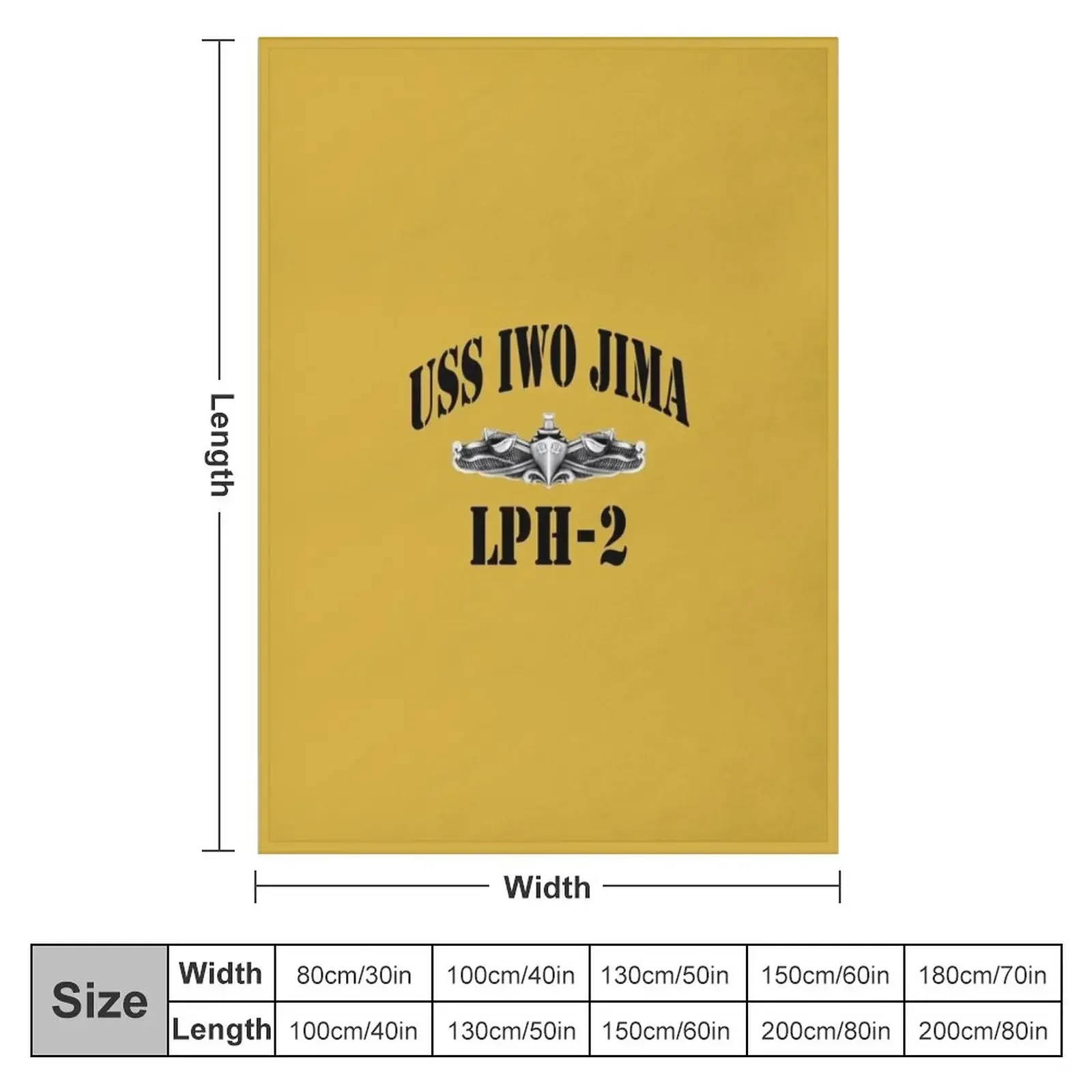 USS IWO JIMA (LPH-2) КОРАБЛЬНЫЙ МАГАЗИН Одеяло для малышей Очень большое одеяло и одеяла