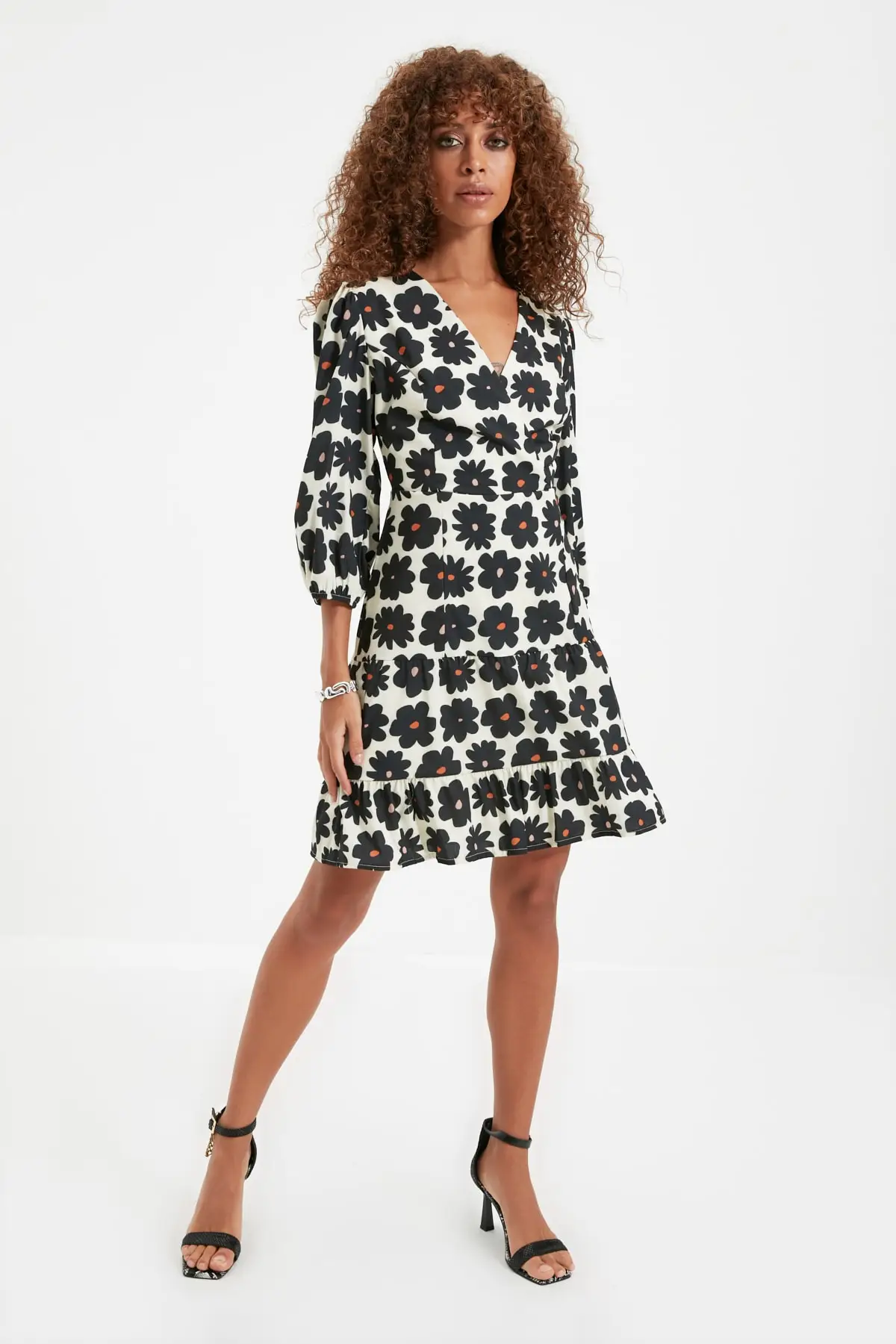 

Trendyol Double Breasted Collar Dress TWOAW22EL0709