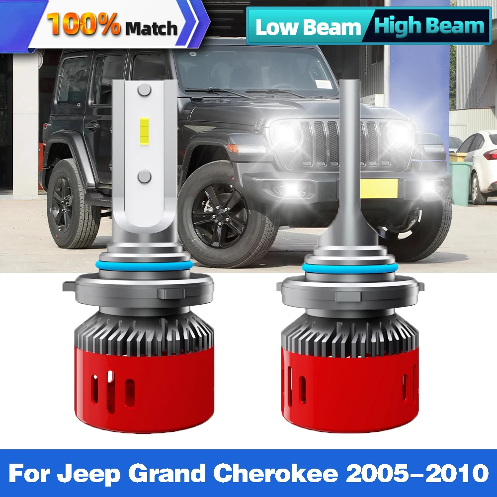 

2PCS 90W LED Canbus 12000LM Car Headlight 9005 HB3 9006 HB4 Led Bulb Turbo Lamp 6000K For Jeep Grand Cherokee 2005-2010