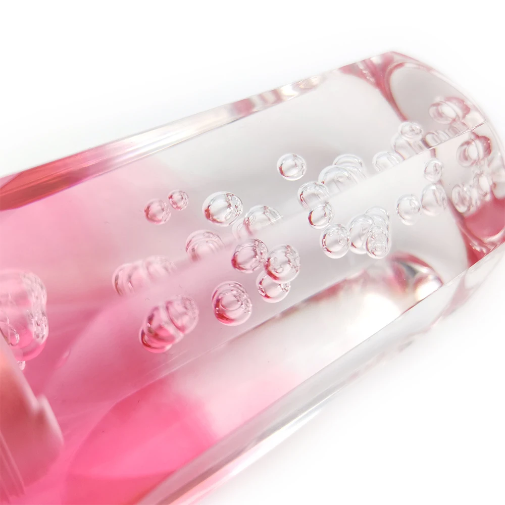 Ручка переключения передач автомобильная рычаг с прозрачными пузырьками