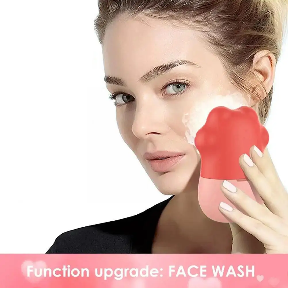 

Силиконовый ледяной ролик для лица для уменьшения акне и морщин, косметическая форма, ролик для подтяжки кожи лица, инструмент для ухода за кожей лица, массажер для лица E4O7