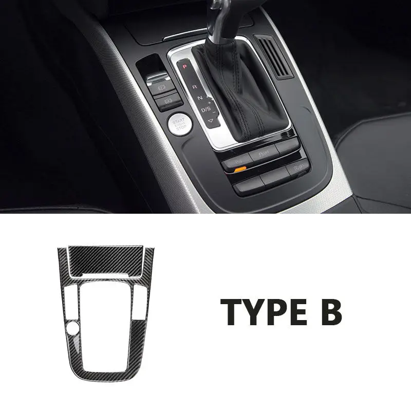 

Центральная консоль из углеродного волокна для Audi A4L A5 2009 2010 2011 2012 2013 2014 2015 2016/ Q5 2010 - 2018