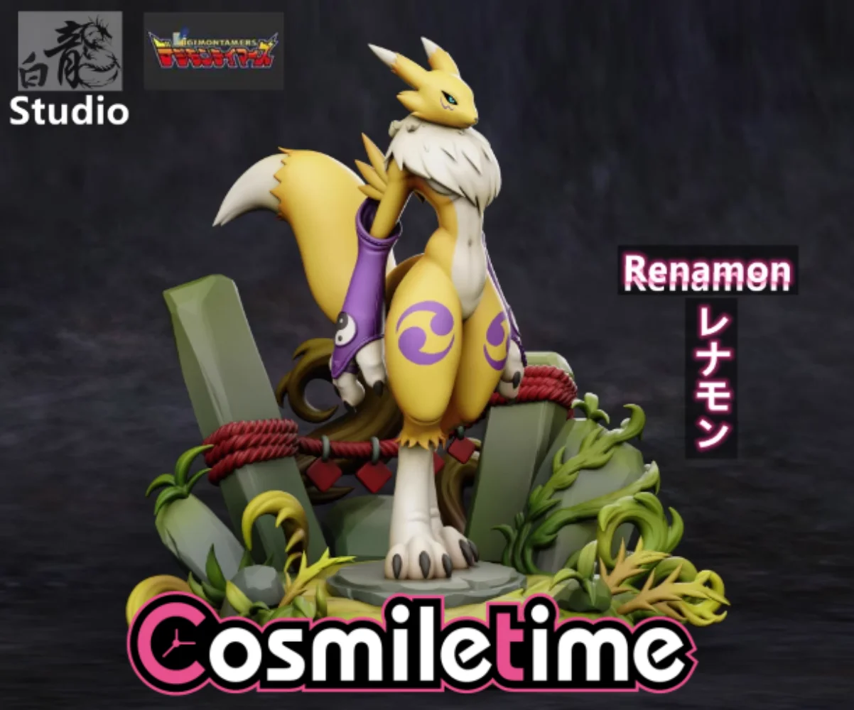 

Digimon Adventure Monster Renamon Resin Figure Statue Model Collection Cosplay Children's Toys Anime Toys Xmas Gifts WEN