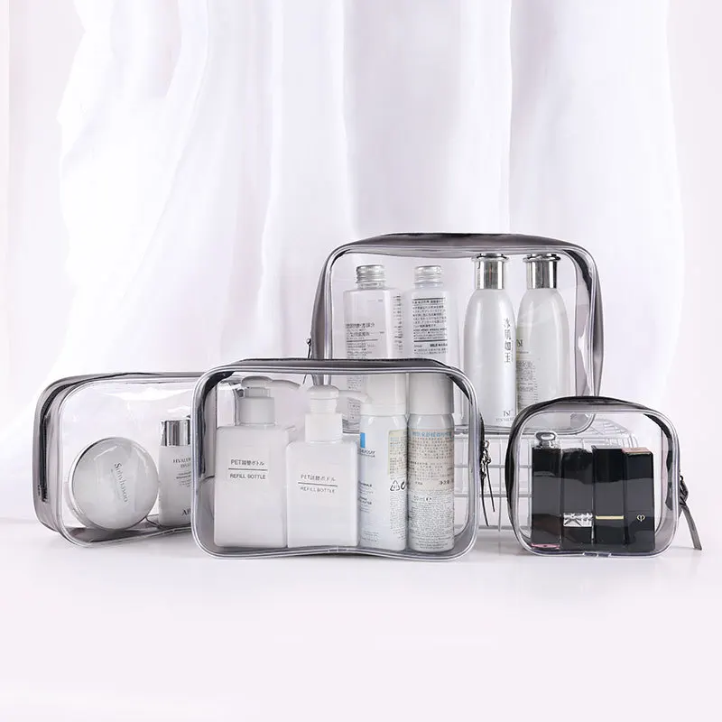 

Fashion Diamond Cosmetic Multifunction Travel Clear Makeup Bag Toiletries Organizer Make Up Cases Waterproof Females Storage