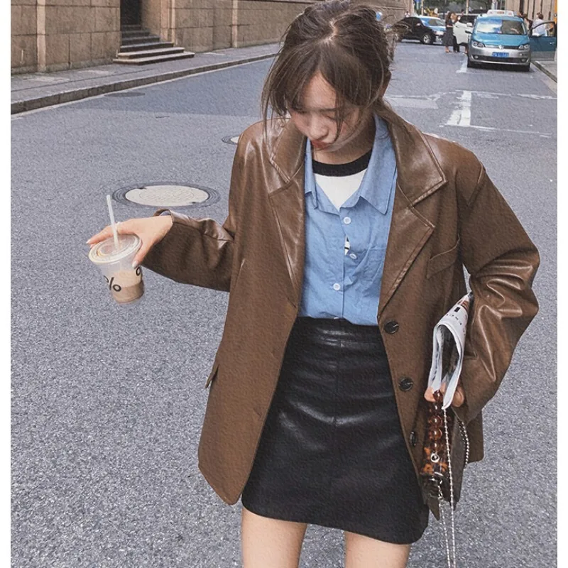 Зимние женские куртки в британском стиле винтажные хип-хоп корейская мода