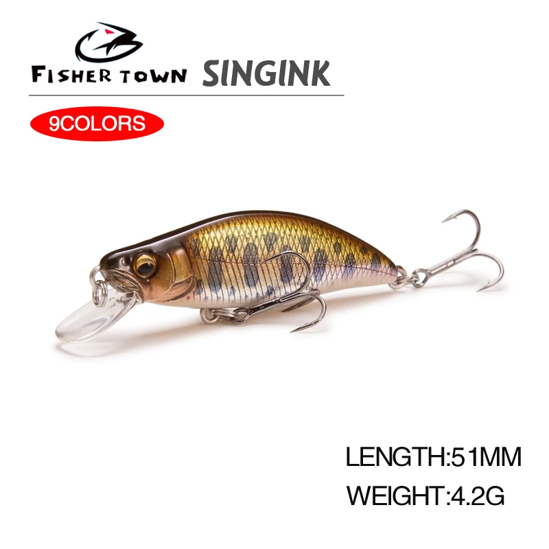 Приманка Luya Mino приманка с микрочастицами быстротонущий Mino 51 мм/4 г пресноводная жесткая приманка искусственная приманка Tippy Perch