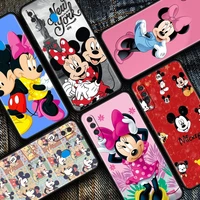 mobile case for samsung galaxy a51 a12 a21s a71 a50 a52 a70 a10 a30 a20s a20e silicone coque black capa mickey mouse shockproof