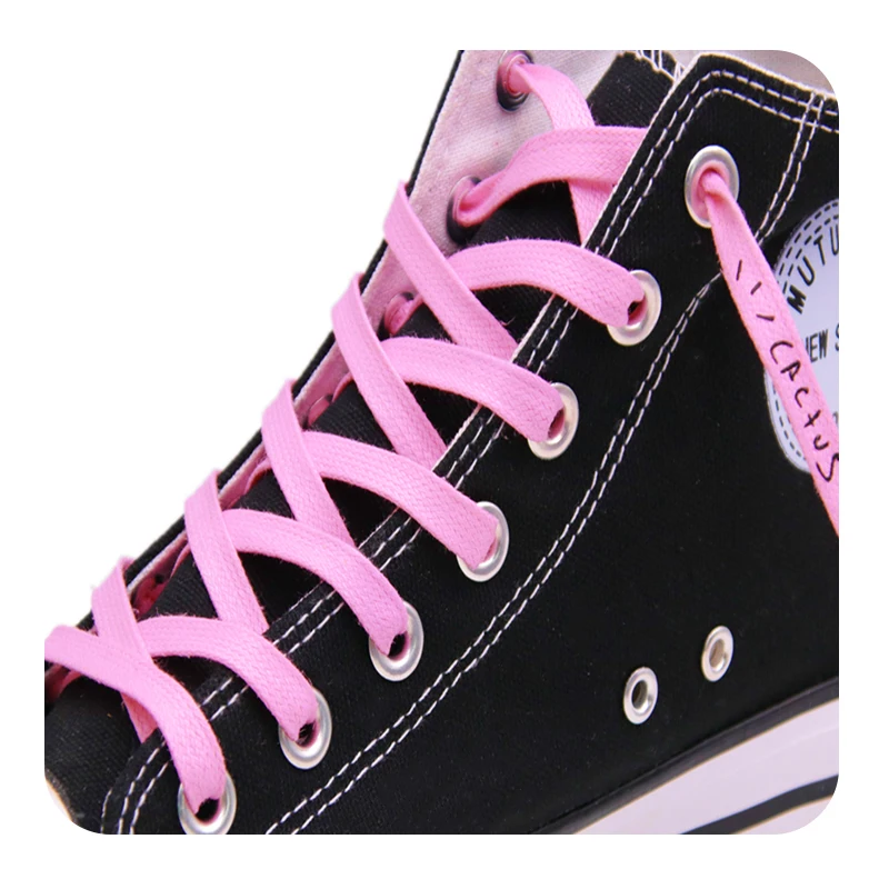 

Coolstring Women Sneaker Pro Lace 100% Cotton Flat Cute Waxed Lacet Male Female 2021 Top Quality Waist Sport Cordones Zapatilla