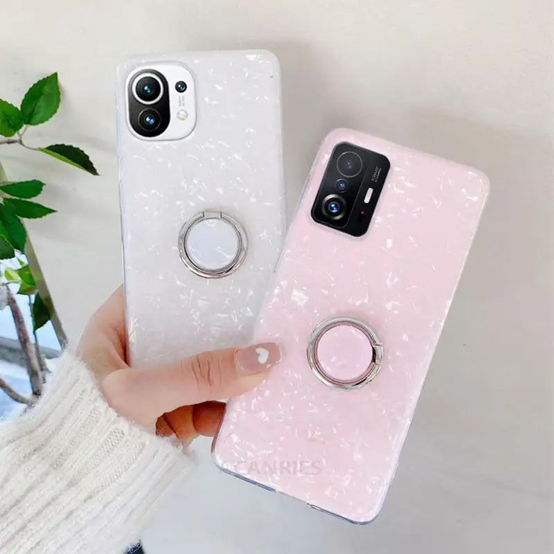 

Силиконовый чехол-подставка с кольцом-держателем для Xiaomi Mi 11 Lite 5g Ne Mi11 I 11 lite 11t Mi11t Xiami11 10t 12 Mi12 Pro 11i 11tpro, новинка
