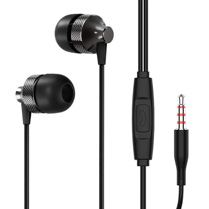 

1 Pcs Wire-controlled Headphones With Microphone Ergonomic In-ear Hi-Fi Music Sports Earbuds Gaming Headset Drop Shipping