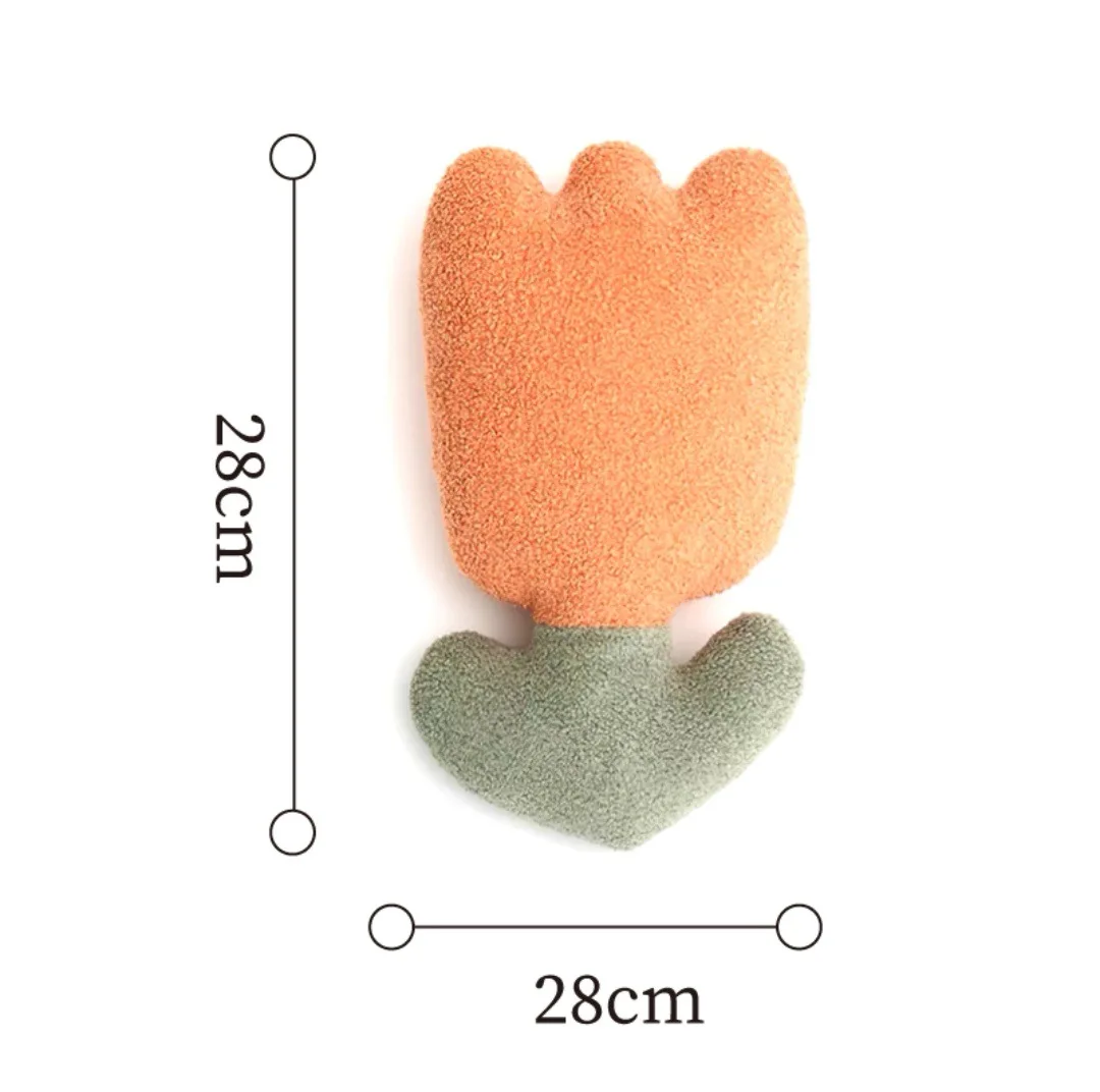 Ins подушка милый Тюльпан Цветок Подушка плюшевый Плюшевый Декоративный Диван