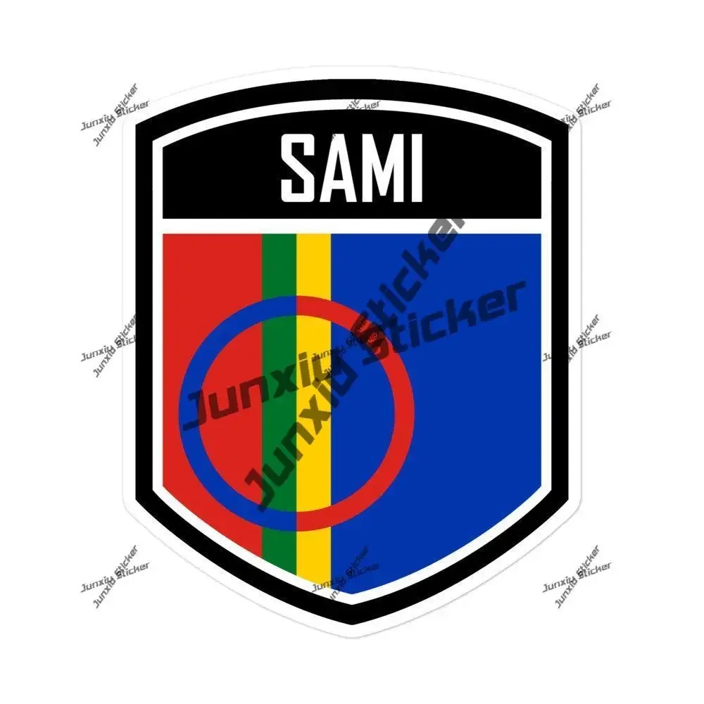 Наклейка Sami с флагом эмблемой наклейки для автомобиля защита от царапин внешние