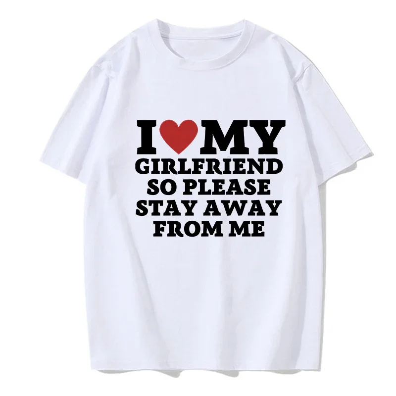 Стандартная Мужская футболка я люблю одежду моего парня так что пожалуйста