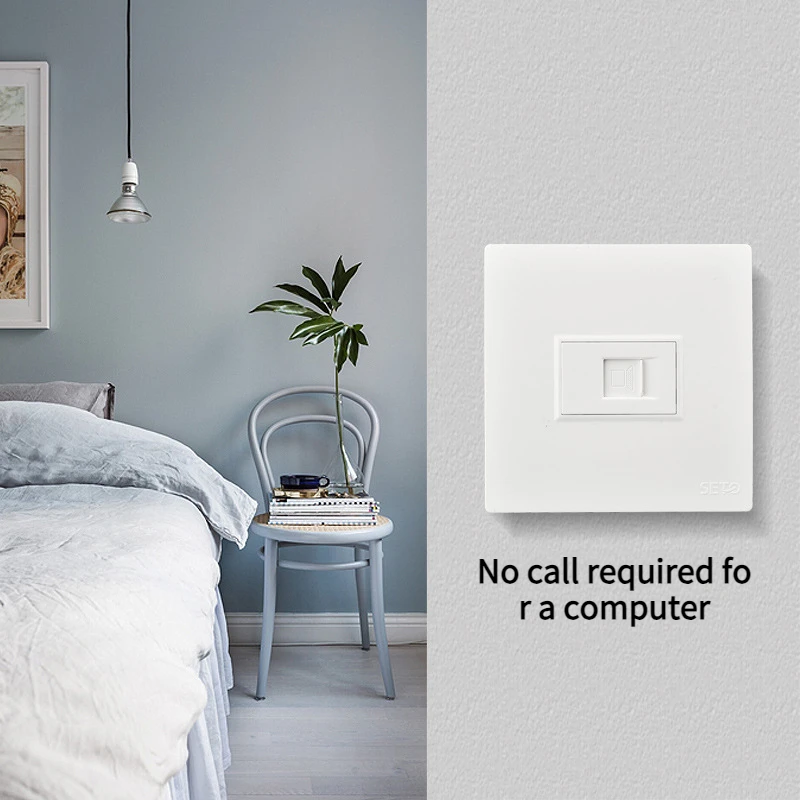 Панель розеток сетевого кабеля категории 6 информационная панель компьютера 86