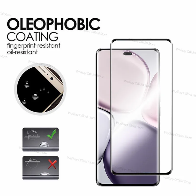 2/4 шт. 3D стекло с изогнутыми краями для Honor X9c Защитная пленка экрана 5G из