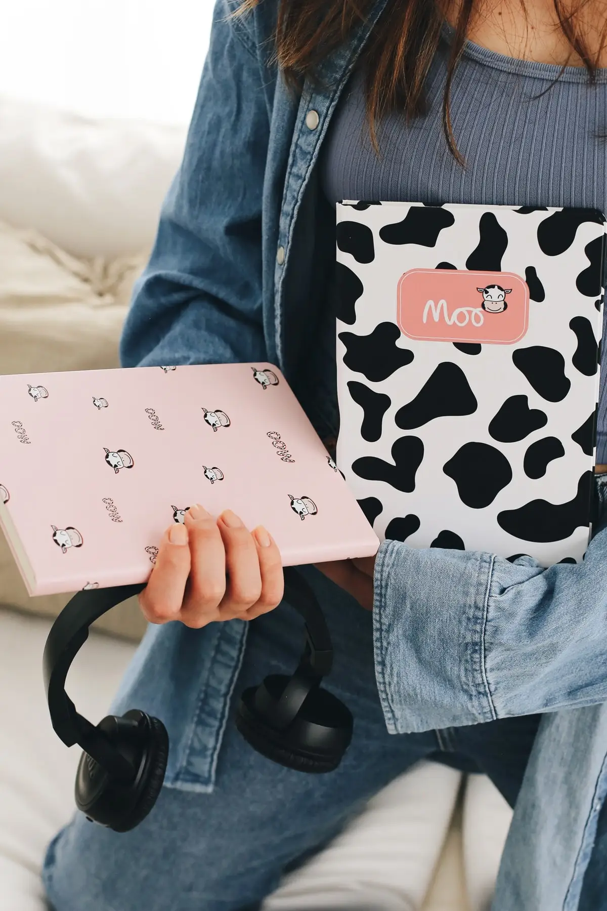 

Stationery Supplies -A5 Set of 2 Notebooks 15x21 Cm - Cow Patterned - Different Patterns Available - 2021 Back to School Product