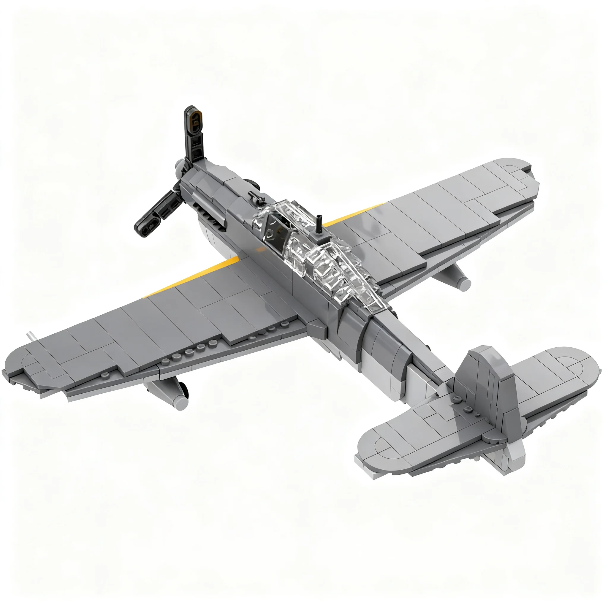Фото 645 деталей MOC Yokosuka D4Y1, масштаб 1:35, модель Creator Expert, строительные блоки, идея для творчества своими руками, художественное творчество, сборка, образовательный набор. №2