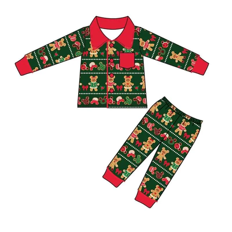 

Christmas Classic Kids cake pajamas boys ruffle girl kids full sleeve pyjamas sleepwear