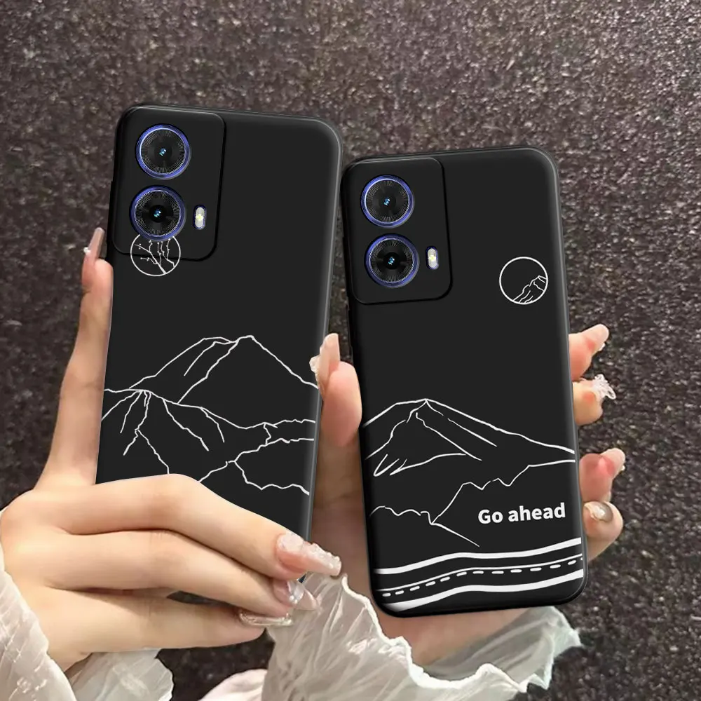 Для Motorola Moto G85 5G чехол Бабочка Мягкий Силиконовый Цветочный для телефона Новая