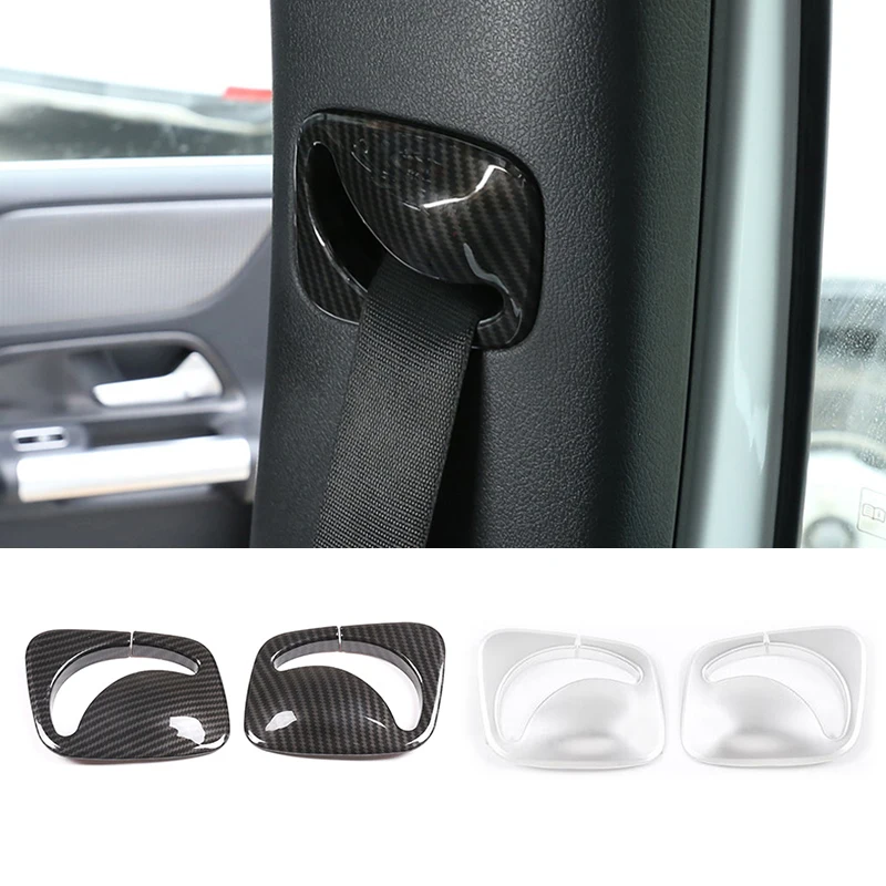 

For Mercedes-Benz B Class W247 2020 Seat Safety Belt Pillar Cover Trim Auto Seat Belt Pillar Cover Car Interior Accessories
