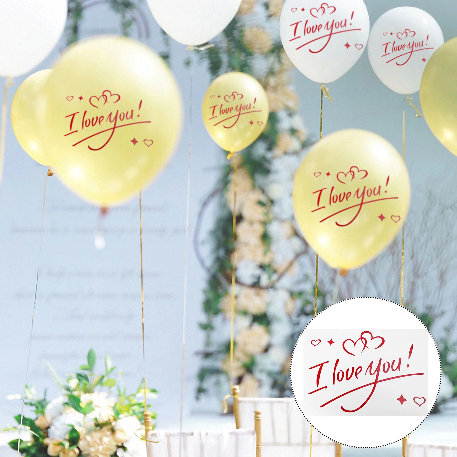 

5pcs Decorative Sealing Stickers Heart Balloon Decal Festival Balloon Stickers Wedding Party Sticker Packaging Bags Labels