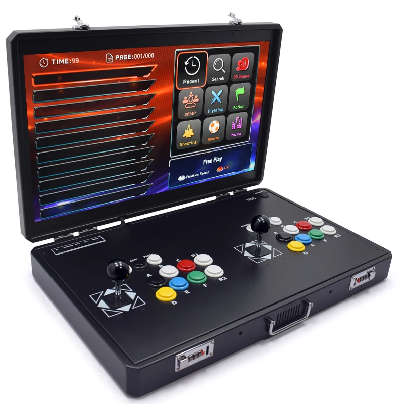 Pandora OS 6067 игр 23 8 дюймов IPS аркадная Консоль 2 игрока печатная плата Ретро видео