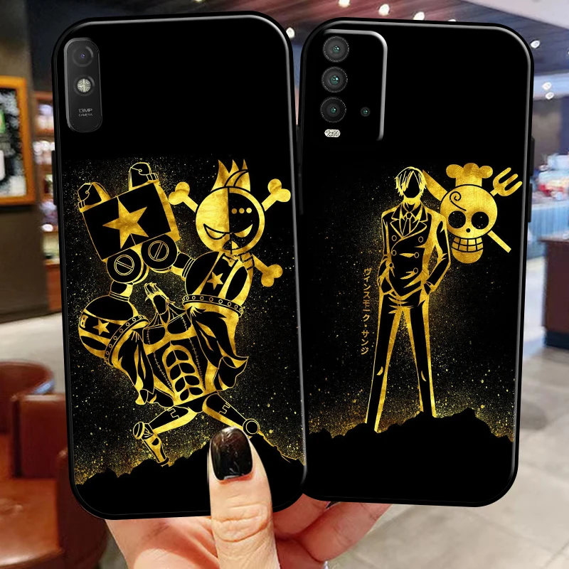 

Anime Dragon Ball One Piece For Xiaomi Redmi Note 10 10S 10T 10 9 9T 9S Pro 5G Redmi 10 9 9T 9A 9C Phone Case Back Black