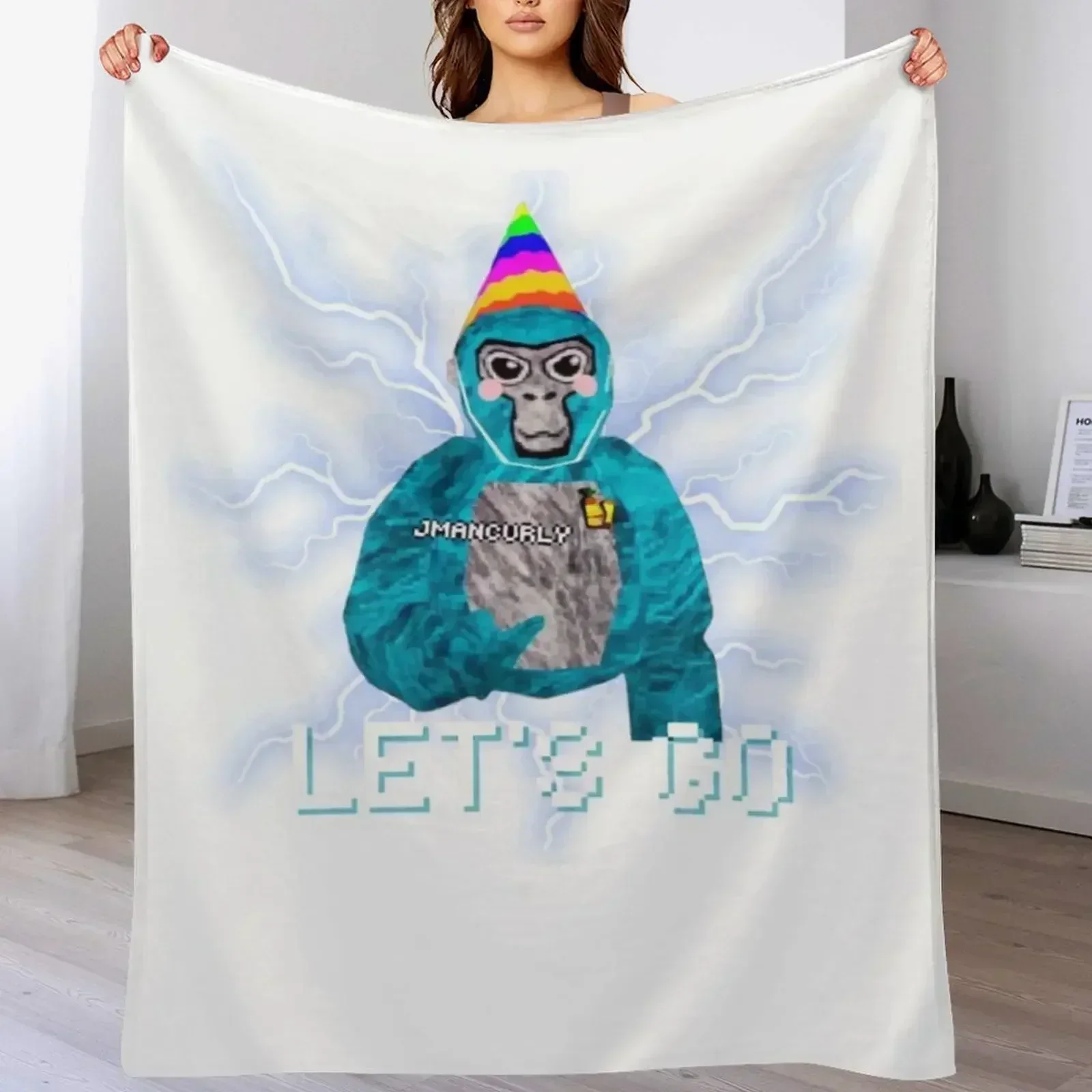 Классическое пледы Gorilla Tag Jmancurly Monke Merch пляжное одеяло для детских одеял