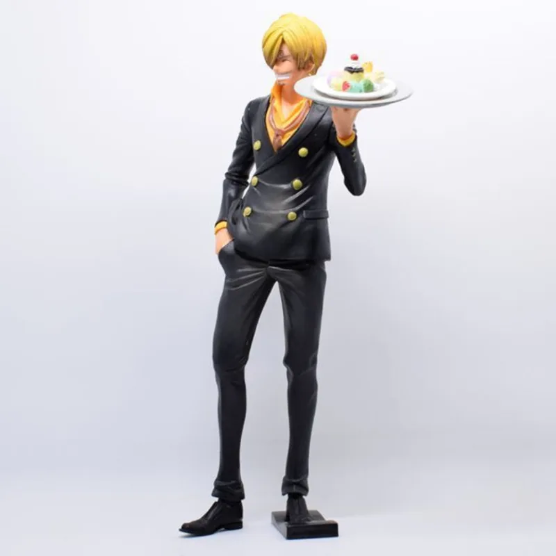 

Animation One Piece Anime Action Vinsmoke Sanji Model 27cm PVC Statue Desktop Collection Interchangeable Head Toys For Kid Gift
